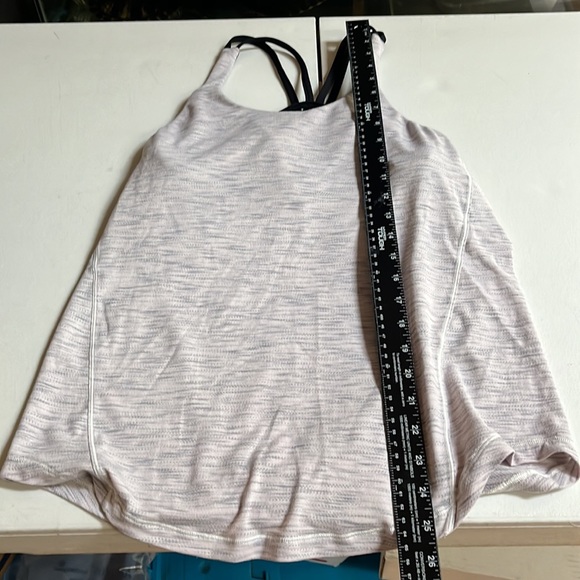 Lululemon Athletica  size 4 gray & black Free to be Wild Two in One tank top - Picture 7 of 10